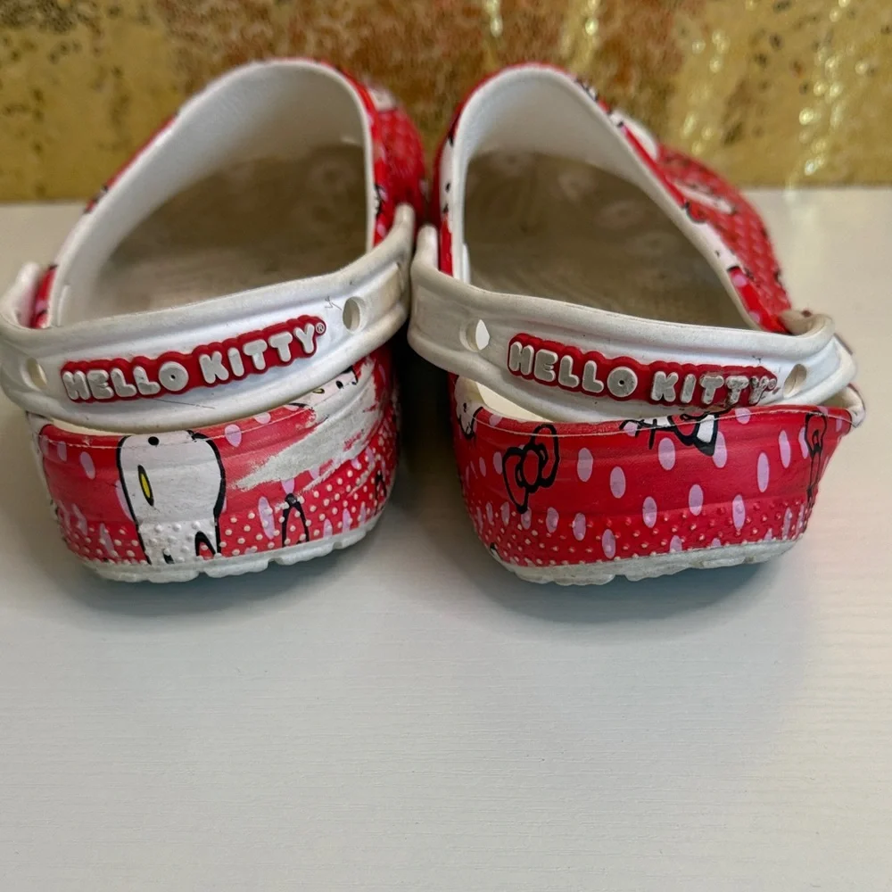 Sanrio Kids Slippers in Red and White